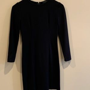 J. Crew Black Long Sleeve Ponte Sheath Dress - PSX